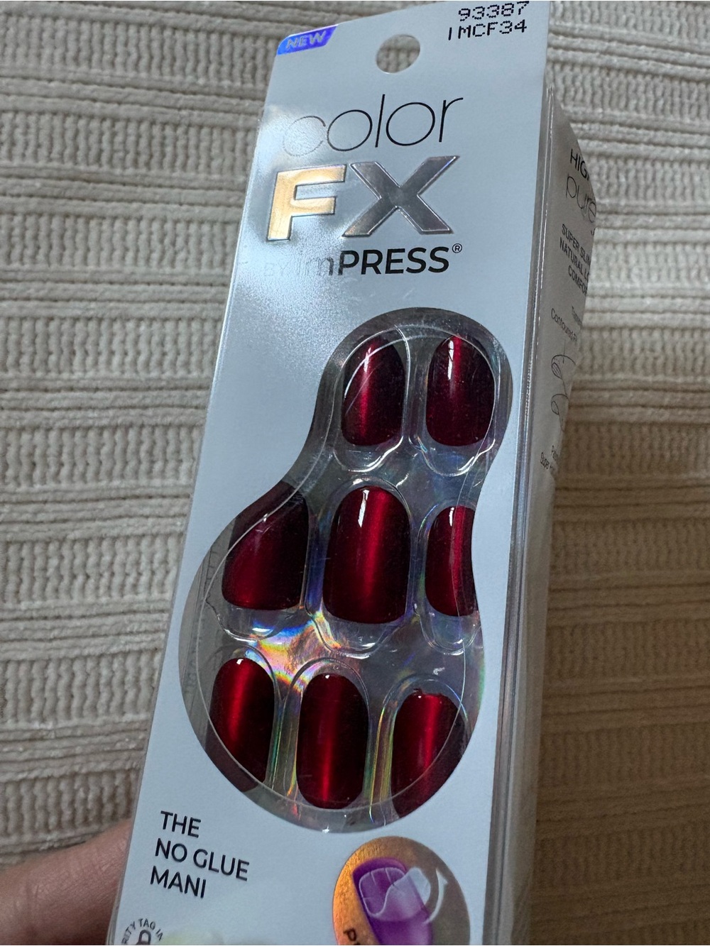 imPRESS Peel & Press Red Press-On Nails